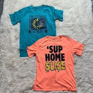 The Place Tshirt Shirt Two Pack Gamer Pizza Tee Size XXL